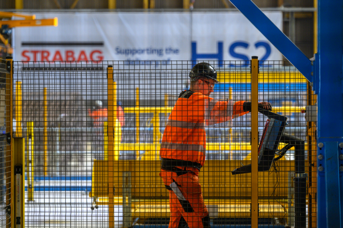STRABAG factory in Hartlepool begins casting tunnel segments for HS2 London tunnels